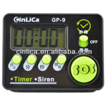 LCD display siren&timer, mini digital kitchen siren&timer,electronic kitchen timer with magnet